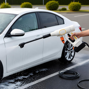 Pistolet à eau haute pression avec affichage numérique, moteur sans balais alimenté par batterie pour le lavage de voitures - Product Image 1