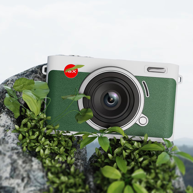 CE FCC Photography Screen Free 4K Point Shoot Digital Camera Vintage Retro Design 17x-30x Optical Zoom ABS Material Christmas