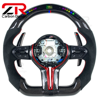 Pales de changement de vitesse en carbone LED M Sport pour BMW F40 E60 F10 M5 F11 F30 M4 F82 X3M F97 F90 F80 E90 E60 Amélioration de la voiture