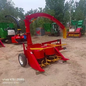 Cosechadora de forraje de maíz y paja, montada trasera y lateralmente en tractor, para ensilaje - Product Image 2