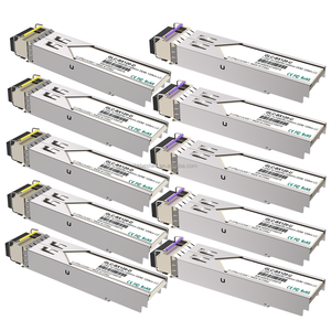 โมดูลใยแก้วนำแสงกิกะบิต120กม. สำหรับสวิตช์ไฟเบอร์ใยแก้วนำแสง SMF SINGLE Fiber LC 1490/1550nm - Product Image 1