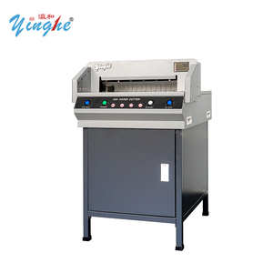 Machine de découpe de papier Yinghe 220V à moteur pas à pas, entièrement automatique, avec contrôle manuel par pression, 40x450mm - Product Image 3