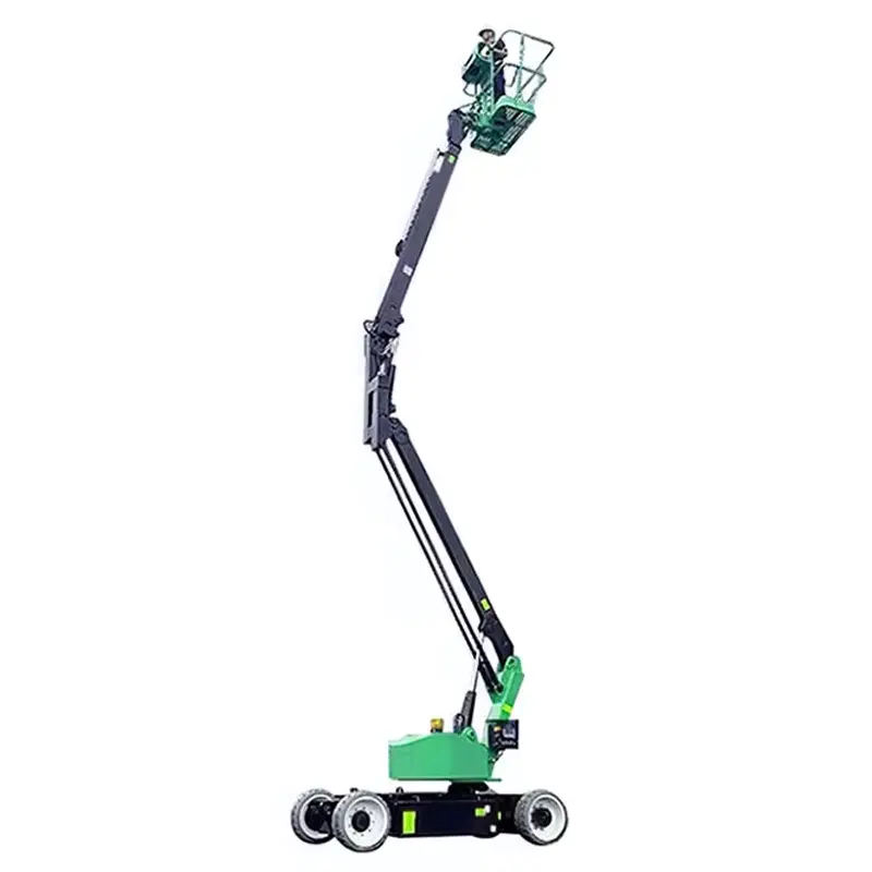 Plataforma elevadora diesel eléctrica hidráulica de 8-25M, plataforma articulada de brazo usado, plataformas de trabajo aéreo para hombre, elevador de pluma autopropulsado