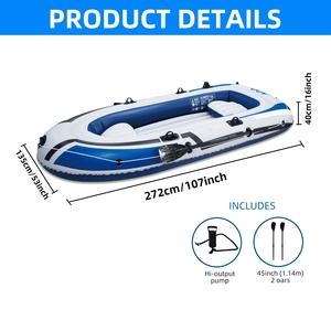 3-4 लोगों के लिए मछली पकड़ने के लिए बड़ा inflatable नाव - Product Image 3