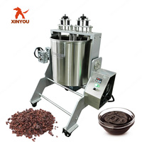 Mini-réfiner de chocolat pour fabricants, moulin à fèves de cacao, broyeur de pierres de cacao, machine à mélanger à vendre