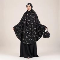 Ensemble de prière Mukena en coton Azura pour femmes, vêtements modestes, vêtements islamiques