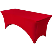 Nappe haute élastique de couverture de table en polyester résistant à l'huile imperméable moderne pour la maison