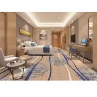 Tapis de luxe 100 % nylon imprimé ignifuge pour hôtels, fabricant de moquettes mur à mur pour chambres d'hôtel