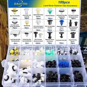 OAUTOO 189Pcs Land Rover Fastener <b>Clip</b> Assortment Interior Exterior <b>Trim</b> <b>Clips</b> Repair Kit - Product Image 3