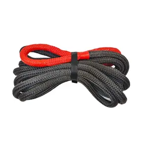 Hyropes bán buôn 22mm x 9m 4WD phụ kiện Nylon Tow Rope phục hồi động dây thừng cho off-road ATV SUV Xe Ô Tô