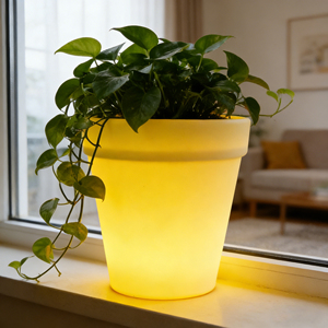 Bac à jardinage à led solaire en plastique, <span class=keywords><strong>de</strong></span> grande taille, avec éclairage LED rvb, <span class=keywords><strong>pot</strong></span> <span class=keywords><strong>de</strong></span> fleurs pour l'extérieur - Product Image 5