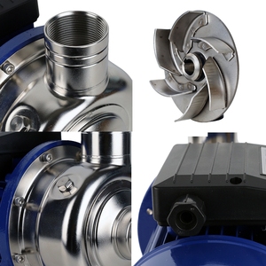 Pompa per Acque Superficiali Elettrica ad Alta Portata in Acciaio Inox con Girante Aperta, Flusso Massimo <span class=keywords><strong>500</strong></span> <span class=keywords><strong>L</strong></span>/min per Pressurizzazione di Tubazioni - Product Image 3