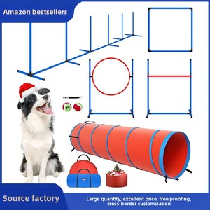 कुत्ते चपलता सुरंग प्रशिक्षण उपकरण आउटडोर आंगन इंटरैक्टिव खिलौना बाधा प्रशिक्षण खेल छोटे पालतू जानवर - Product Image 5