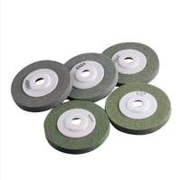 Roue de polissage non tissée de 4 pouces avec support en nylon et plastique pour l'acier inoxydable