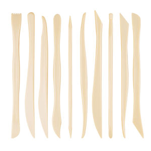 10 pz strumenti per scolpire l'argilla, strumenti lisci per modellare l'argilla doppia, strumenti di argilla polimerica per scolpire Gereedschappen van klei - Product Image 1