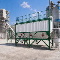 Silo horizontal de type conteneur SDDOM Foundation Free 20 40GP pour le stockage de poudre sèche, de cendres volantes et de ciment, à vendre