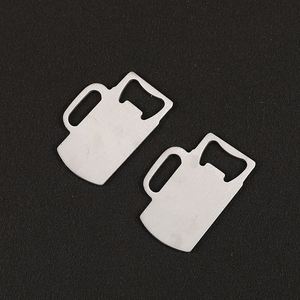 Abridor de Botellas de Cerveza de Acero Inoxidable con Forma Personalizada, Diseño de Taza, Abridor Metálico - Product Image 5
