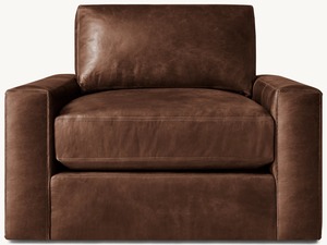 Moderne Luxus Wohnzimmer möbel High End Elegante hand gefertigte Leder Einzels ofa Stuhl - Product Image 2