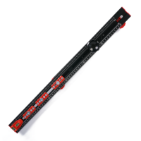 DEWEN Règle de positionnement réglable en aluminium pour cloisons sèches, 24 pouces, industrielle, DIY, OEM/ODM, pour perçage de trous de portes et tiroirs d'armoires