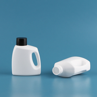 Bouteilles de détergent à lessive miniatures en HDPE blanc de 100 ml pour détergent liquide et adoucissant pour tissus