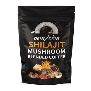 OEM Shilajit özü mantar toptan perakende anında Lingzhi sağlıklı siyah kahve - Product Image 2
