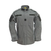Usine Directe En Gros ACU Formation Uniforme Ensemble Unisexe Printemps Automne Veste Durable Gris Tactique Tenue D'entraînement