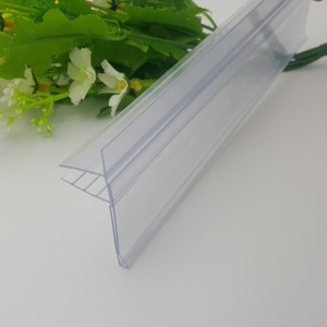 Trong suốt PVC/PET/PC rõ ràng nhựa kệ giá tag chủ hiển thị siêu thị Kho phụ kiện Dải móc áo hiển thị - Product Image 4