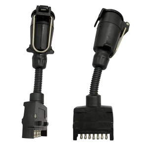 Nuevo Adaptador de Enchufe Plano de 7 Vías para Remolques, Conector de Enchufe Redondo Grande de Estilo Europeo de 7 Pines para Camiones y Remolques - Product Image 3