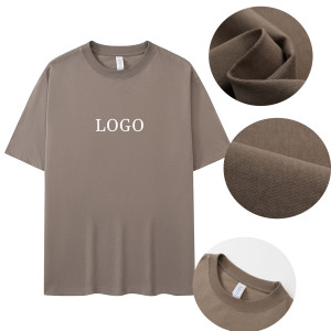 Camisetas Blancas para Hombre al por Mayor, Económicas, de Alta Calidad, Holgadas e Informales, con Logotipo Personalizado, 100% Algodón, Talla Grande - Product Image 1