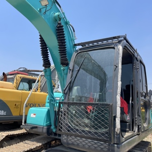 Excavatrice sur chenilles Kobelco SK140 d'occasion, 14 tonnes, pour travaux de terrassement, de routes et de construction - Product Image 2