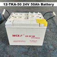12-TKA-50 24V 50Ah Camion Batterie Vanne Blindée Régulée Plomb Acide Sec Chargé pour Véhicules Électriques