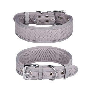 맞춤형 반사 애완견 목걸이 부드러운 패딩 통기성 메쉬 쿠션 네오프렌 금속 후크 및 루프 - Product Image 5