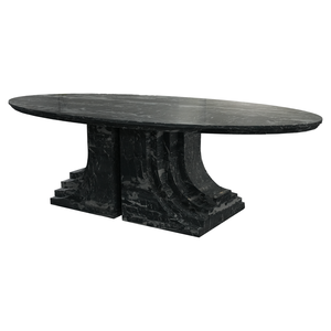 Nhà hàng tùy chỉnh hiện đại bàn ăn bằng đá cẩm thạch màu đen - Product Image 4