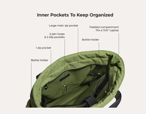 Tùy chỉnh Nylon Puffy bông Tote túi, công suất lớn không thấm nước Vai Túi Xách với máy tính xách tay tay áo cho sử dụng hàng ngày - Product Image 3