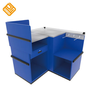 Mostrador de pago de supermercado personalizable Highbright, opciones de tamaño y color disponibles, Mostrador de cajero eficiente - Product Image 3