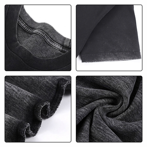 Camiseta Oversize de Algodón 100% Lavado con Efecto Degradado Estilo Urbano para Hombre, Tallas Grandes, Logotipo Personalizado, Ecológica, Transpirable, MOQ Bajo - Product Image 5