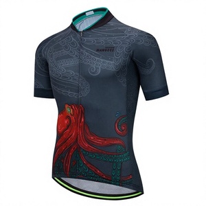 Maillot de cyclisme pour femmes adultes de haute qualité, antibactérien, léger, en spandex/polyester, manches courtes, impression numérique personnalisée - Product Image 1