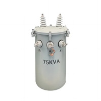 Transformateur de puissance monophasé immergé dans l'huile CHHP D9, entrée/sortie réglable (type toroïdal) 50/60Hz, sortie 0,4KV, bobinage en cuivre