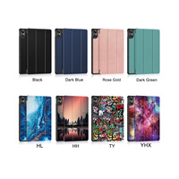 Untuk Xiaomi Redmi Pad 2 Pro 12.1'' 2025 Ultra-Slim Multi-angle Trifold Stand Smart Pu Leather Tablet Case