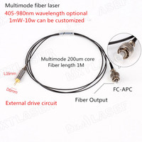 Módulo de Diodo Láser de Fibra Difusora Roja de 635 nm Corning Fibrance