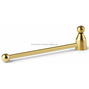 Abatidor de velas de metal chapado en oro hecho a mano, cantidad a granel de alta calidad para uso doméstico para Navidad - Product Image 3