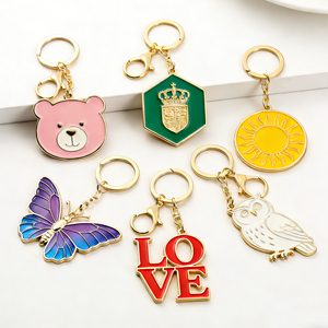 พวงกุญแจโลหะผสมสังกะสีเค<span class=keywords><strong>ล</strong></span>ือบแบบวินเทจ 3 มิติ ของ Ujoy Gift สำหรับงานโปรโมชั่น น้ำหนักเบา ทนทาน ใช้เป็นของที่ระลึก - Product Image 1