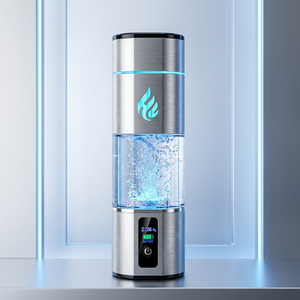 ขวดน้ำ <span class=keywords><strong>H2O</strong></span> คุณภาพสูง 10000ppb พกพาสะดวก ชาร์จผ่าน USB ได้ เทคโนโลยี SPE/PEM ความจุ 300 มล. สำหรับกีฬากลางแจ้ง - Product Image 1