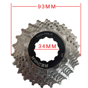 Cassette de vélo de route Redland 8 vitesses <span class=keywords><strong>en</strong></span> acier nickelé 11-23T Fabriqué au Zhejiang - Product Image 5