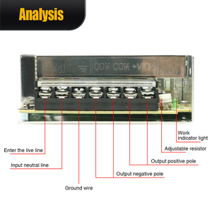 HLTNC สเต็ปมอเตอร์ดิจิตอล120วัตต์สเต็ปเปอร์มอเตอร์สลับแหล่งจ่ายไฟ24โวลต์5A การควบคุมสัญญาณ PLC แรงดันไฟฟ้ากระแสสลับ110V 220V การแปลงสำหรับ CNC - Product Image 5