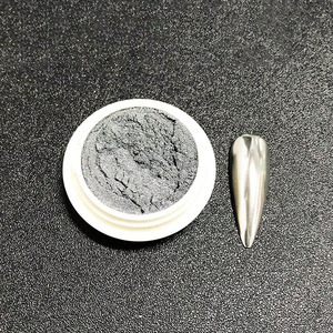 Poudre magique effet miroir pour ongles, poudre chromée électrolytique, pigment holographique laser coloré or titane pour nail art, vente en gros - Product Image 2