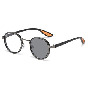 <span class=keywords><strong>Gafas</strong></span> de Sol <span class=keywords><strong>Redondas</strong></span> con Marco de Aleación Vintage 2025, Personalizadas con Logotipo, Fotocromáticas, Protección UV400, para Conducir, para Hombre y Mujer - Product Image 4