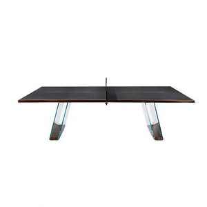 Table de <span class=keywords><strong>ping</strong></span>-<span class=keywords><strong>pong</strong></span> intérieure en verre et bois de conception nouvelle et haut de gamme avec ensemble de <span class=keywords><strong>ping</strong></span>-<span class=keywords><strong>pong</strong></span> multifonctionnel de luxe pour usage domestique et commercial - Product Image 6