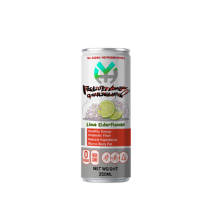 Agua Carbonatada de Limón y Flor de Saúco en Lata de Aluminio Elegante de 250 ml, 0% Azúcar, Bebida Energética Saludable, Precio al por Mayor - Product Image 3