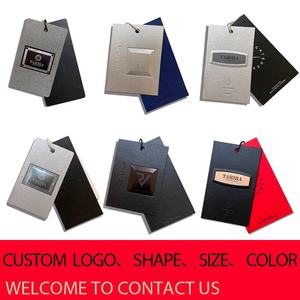 OEM azul verde PVC plástico impresión nombre logotipo Swing precio colgar etiqueta para Jeans - Product Image 4